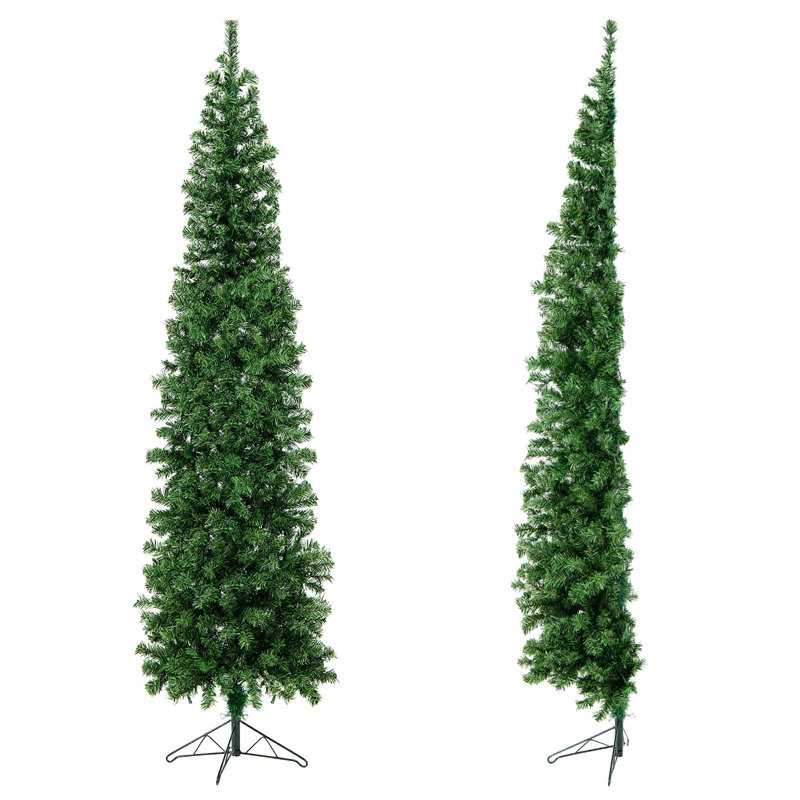 7' H Green Pine Cashmere Christmas Tree